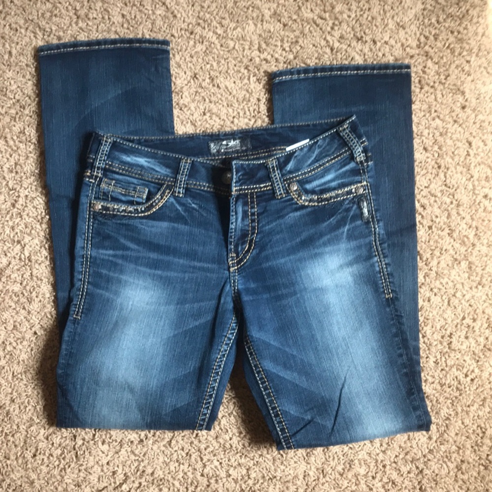 Ladies Silver jeans